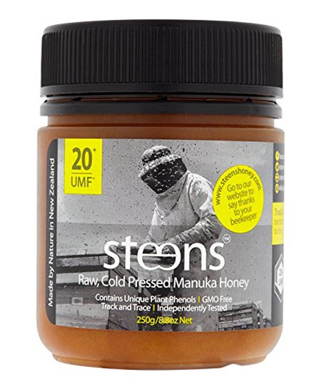 9. Steens Manuka UMF 20 Honey/ Pure Raw and Unpasteurized Honey from The New Zealand