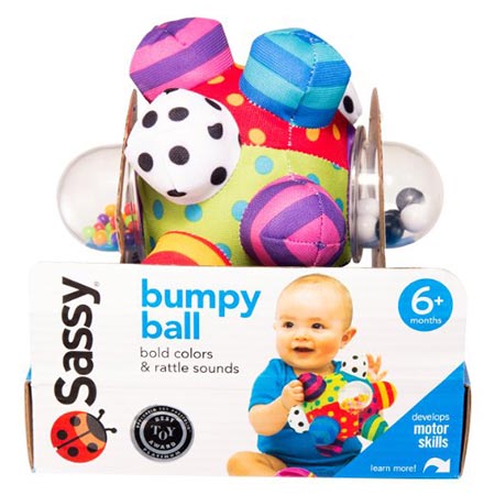 15. Sassy Developmental Bumpy Ball