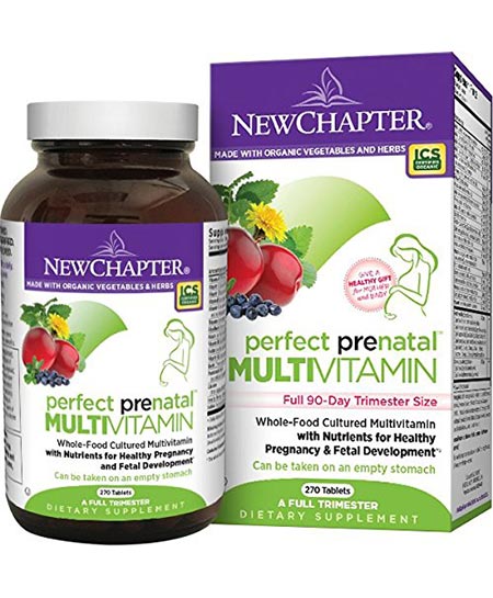 12. New Chapter Perfect Prenatal Vitamins
