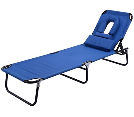 3 Goplus Patio Foldable Chaise Lounge